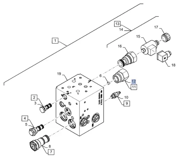 87671252 - Комплект уплотнительных колец